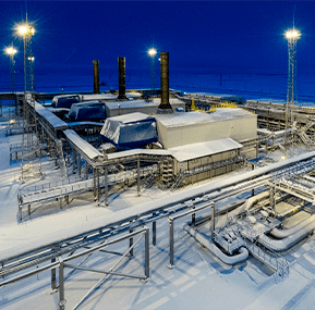 Станция охлаждения газа СОГ-4 компрессорной станции «Ямбургская», ООО «Газпром трансгаз Югорск» (Россия)